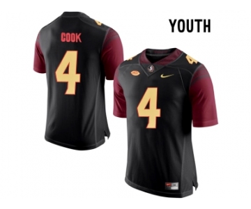 2016 Youth Florida State Seminoles Dalvin Cook #4 College Football Limited Jersey - Black