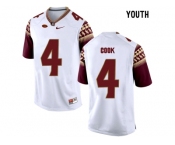 2016 Youth Florida State Seminoles Dalvin Cook #4 College Football Limited Jersey - White