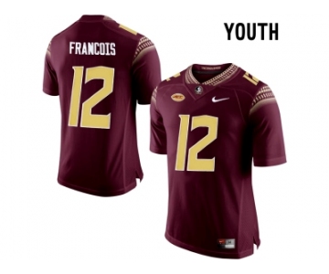 2016 Youth Florida State Seminoles Deondre Francois #12 College Football Jersey - Red