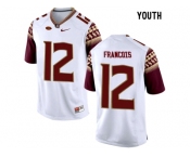 2016 Youth Florida State Seminoles Deondre Francois #12 College Football Jersey - White