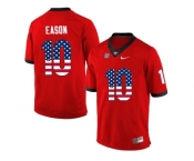 2016 US Flag Fashion-Men's Georgia Bulldogs Jacob Eason #10 College Football Limited Jerseys - Red