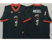 Georgia Bulldogs #1 Sony Michel Black Player Fashion Stitched NCAA Jersey