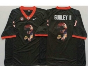 Georgia Bulldogs #3 Todd Gurley II Black Player Fashion Stitched NCAA Jersey