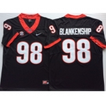 Georgia Bulldogs #98 Rodrigo Blankenship Black Nike College Football Jersey