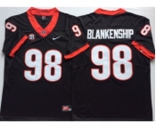 Georgia Bulldogs #98 Rodrigo Blankenship Black Nike College Football Jersey