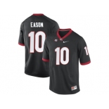 Men's Georgia Bulldogs Jacob Eason #0 College Football Limited Jerseys - Black