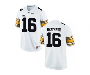 Men's Iowa Hawkeyes C.J Beathard #16 College Football Limited Jersey - White