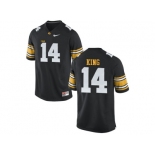 Men's Iowa Hawkeyes Desmond King #14 College Football Limited Jersey - Black