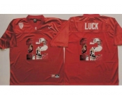 Louisville Cardinals #12 Andrew Luck Red Player Fashion Stitched NCAA Jersey