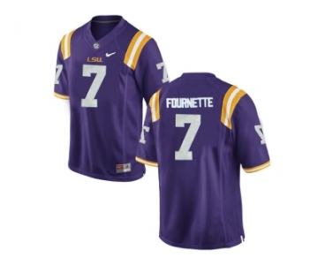 2016 Men's LSU Tigers Leonard Fournette #7 College Football Limited Jersey - Purple