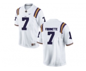 2016 Men's LSU Tigers Leonard Fournette #7 College Football Limited Jersey - White