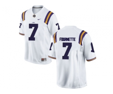 2016 Men's LSU Tigers Leonard Fournette #7 College Football Limited Jersey - White