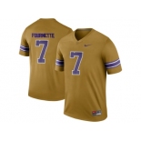 2016 Men's LSU Tigers Leonard Fournette #7 College Football Limited Legend Jersey - Gridiron Gold