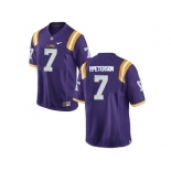 Men's LSU Tigers Patrick Peterson #7 College Football Limited Jersey - Purple