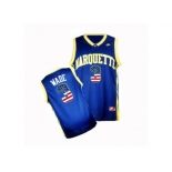 2016 US Flag Fashion Marquette Golden Eagles Dwyane Wade #3 College Basketball Jersey - Navy Blue