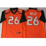 Miami Hurricanes #26 Sean Taylor Orange Nike College Football Jersey