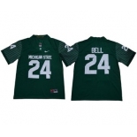 Michigan State Spartans 24 Le'Veon Bell Green Nike College Football Jersey