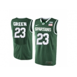 Michigan State Spartans Draymond Green #23 College Basketball Authentic Jersey - Green