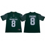 Spartans #8 Kirk Cousins Green Limited Stitched NCAA Jersey