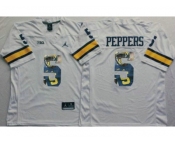 Michigan Wolverines #5 Jabrill Peppers White Player Fashion Stitched NCAA Jersey