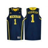 Michigan Wolverines Glenn Robinson III #1 Basketball Authentic Jersey - Navy Blue