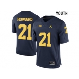 2016 Youth Jordan Brand Michigan Wolverines Charles Woodson #2 College Football Limited Jersey - Yellow