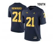 2016 Youth Jordan Brand Michigan Wolverines Charles Woodson #2 College Football Limited Jersey - Yellow