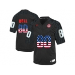 2016 US Flag Fashion Men's Nebraska Cornhuskers Kenny Bell #80 College Football Jersey - Black