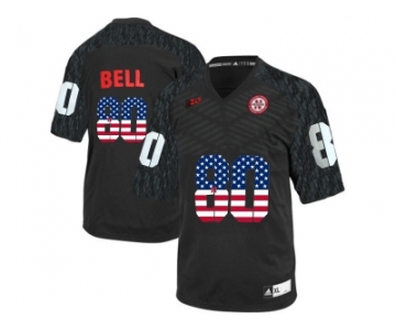 2016 US Flag Fashion Men's Nebraska Cornhuskers Kenny Bell #80 College Football Jersey - Black