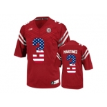 2016 US Flag Fashion Men's Nebraska Cornhuskers Taylor Martinez #3 College Football Jersey - Red