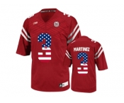 2016 US Flag Fashion Men's Nebraska Cornhuskers Taylor Martinez #3 College Football Jersey - Red