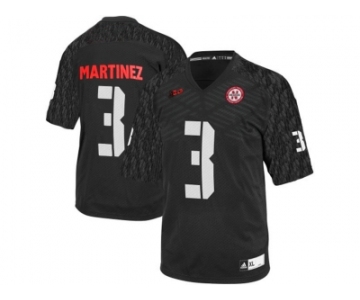 Men's Nebraska Cornhuskers Taylor Martinez #3 College Football Jersey - Black