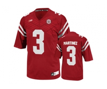 Men's Nebraska Cornhuskers Taylor Martinez #3 College Football Jersey - Red