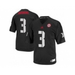 Nebraska Cornhuskers #3 Taylor Martinez Black College Football NCAA Jerseys