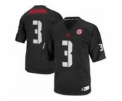 Nebraska Cornhuskers #3 Taylor Martinez Black College Football NCAA Jerseys