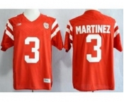 Nebraska Cornhuskers #3 Taylor Martinez Red NCAA Jerseys