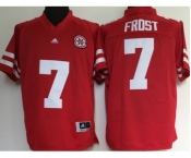 Nebraska Cornhuskers #7 Scott Frost Red College Football Jersey