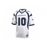 Nevada Wolf Pack Colin Kaepernick #10 WAC Patch College Football Jerseys - White