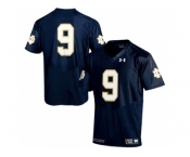 2015 Under Armour Mens' Norte Dame Fighting Irish #9 College Football Jersey - Navy Blue