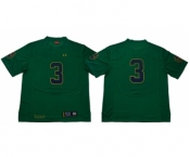 Fighting Irish #3 Joe Montana Green Limited Stitched NCAA Jersey