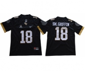 Knights #18 Shaquem Griffin Black Limited Stitched NCAA Jersey