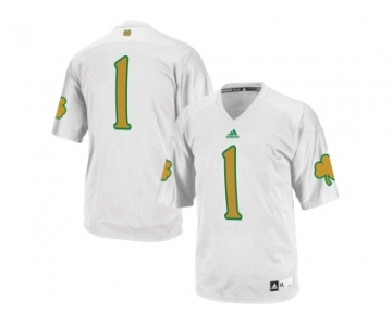 Notre Dame Fighting Irish 2013 Shamrock Series Louis Nix III #1 College Football Jersey - White