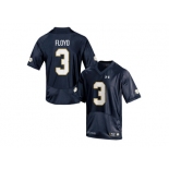 Under Armour Men's Notre Dame Fighting Irish Michael Floyd #3 College Football Jersey - Navy Blue