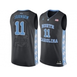 2016 Men's North Carolina Tar Heels Brice Johnson #11 College Basketball Jersey - Black