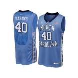 2016 Men's North Carolina Tar Heels Harrison Barnes #40 College Basketball Jersey - Blue