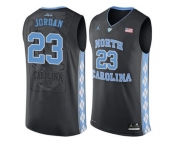 2016 Men's North Carolina Tar Heels Michael Jordan #23 College Basketball Jersey - Black