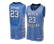 2016 Men's North Carolina Tar Heels Michael Jordan #23 College Basketball Jersey - Blue