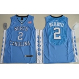 North Carolina #2 Joel Berry II Blue Basketball Stitched NCAA Jersey