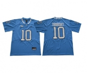 North Carolina Tar Heels #10 Mitch Trubisky Blue College Football Jersey