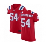 Men's Nike New England Patriots #54 Dont'a Hightower Red Alternate Vapor Untouchable Elite Player NFL Jersey